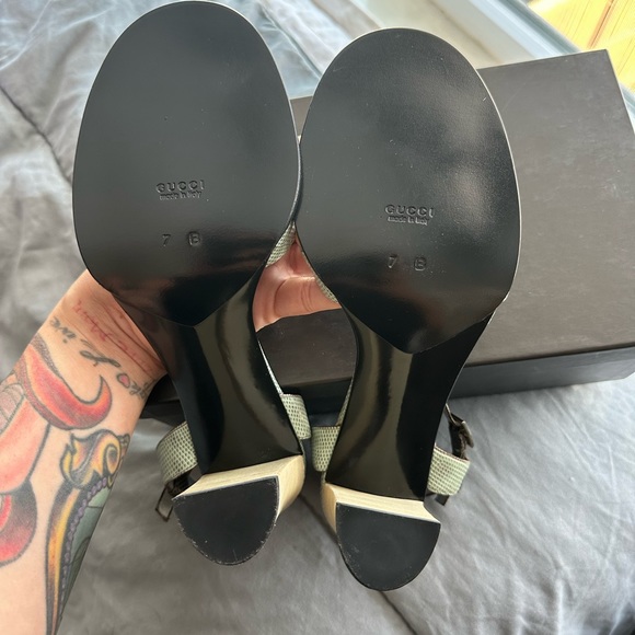 Gucci Snakeskin Sandal - Picture 5 of 5